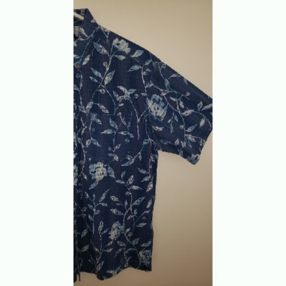 Chaps Ralph Lauren Palm Beach Hawaiian Shirt EUC - Picture 3 of 5